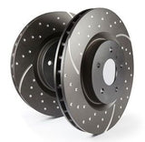 EBC Front Slotted & Dimpled Brake Rotors - Pair (312x25)