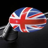Mini Cooper British Union Jack Mirror Caps Covers Set  OEM